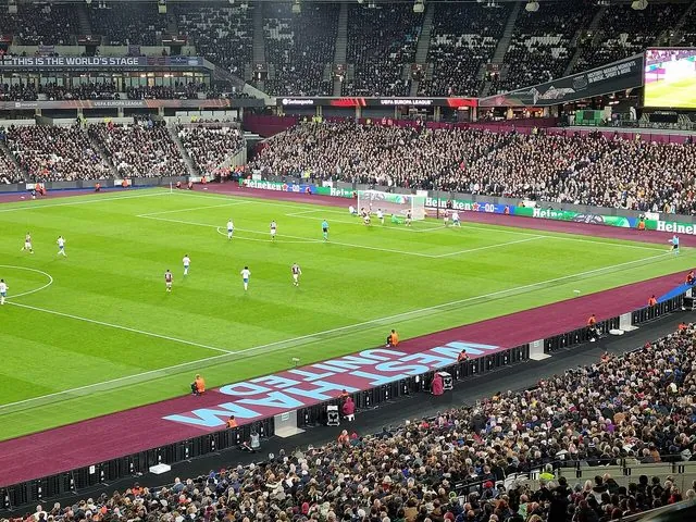 Stadium at night