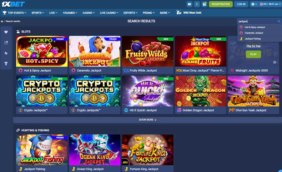 Jackpot games