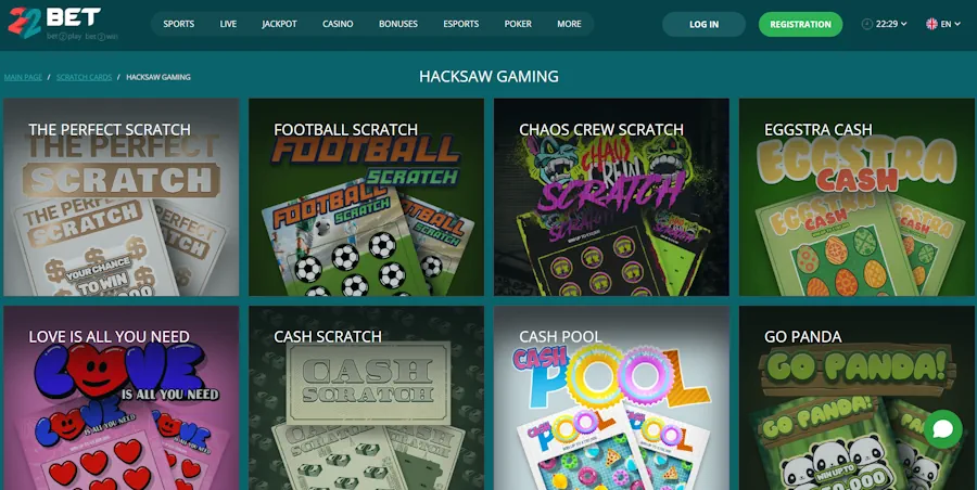 Scratch cards