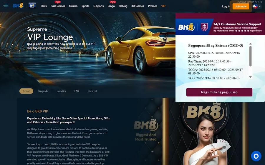 BK8 VIP club